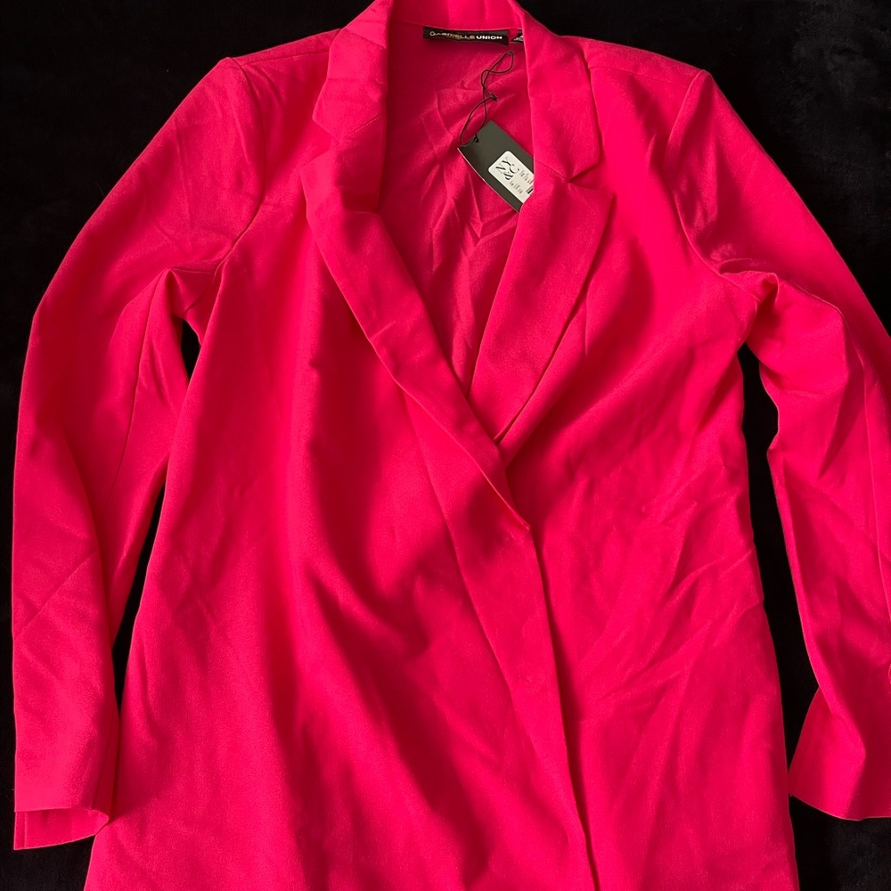 Long Pink Blazer